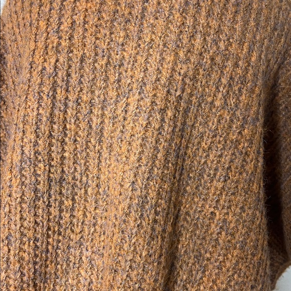 Anthropologie Marled Fringe Poncho Sweater - Picture 4 of 5